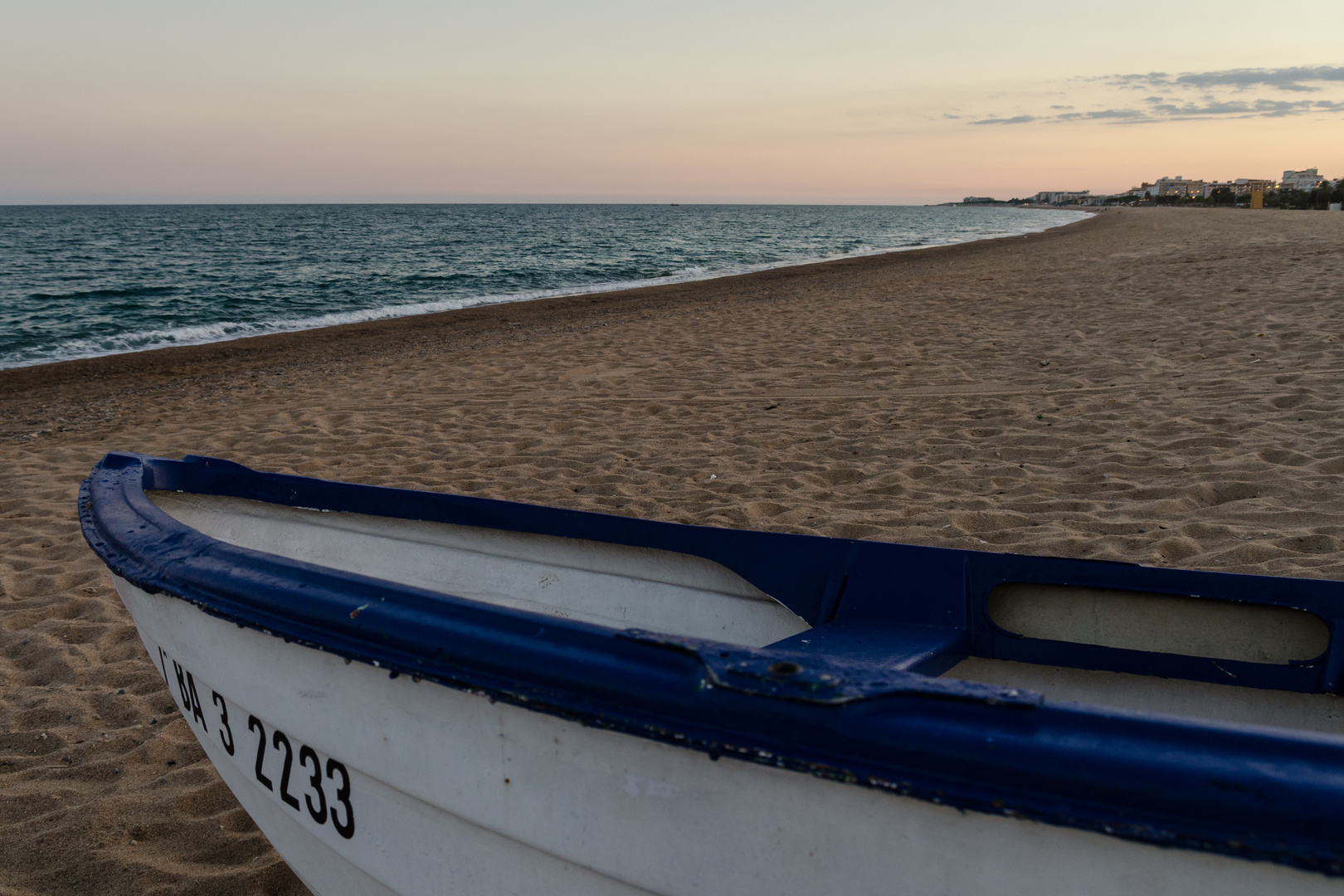 Abendstimmung in Malgrat de Mar