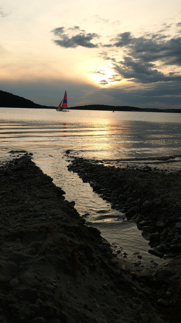 Abendstimmung in Medulin, Istrien