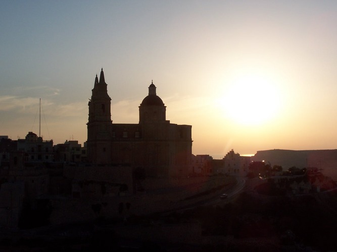 Abendstimmung in Mellieha