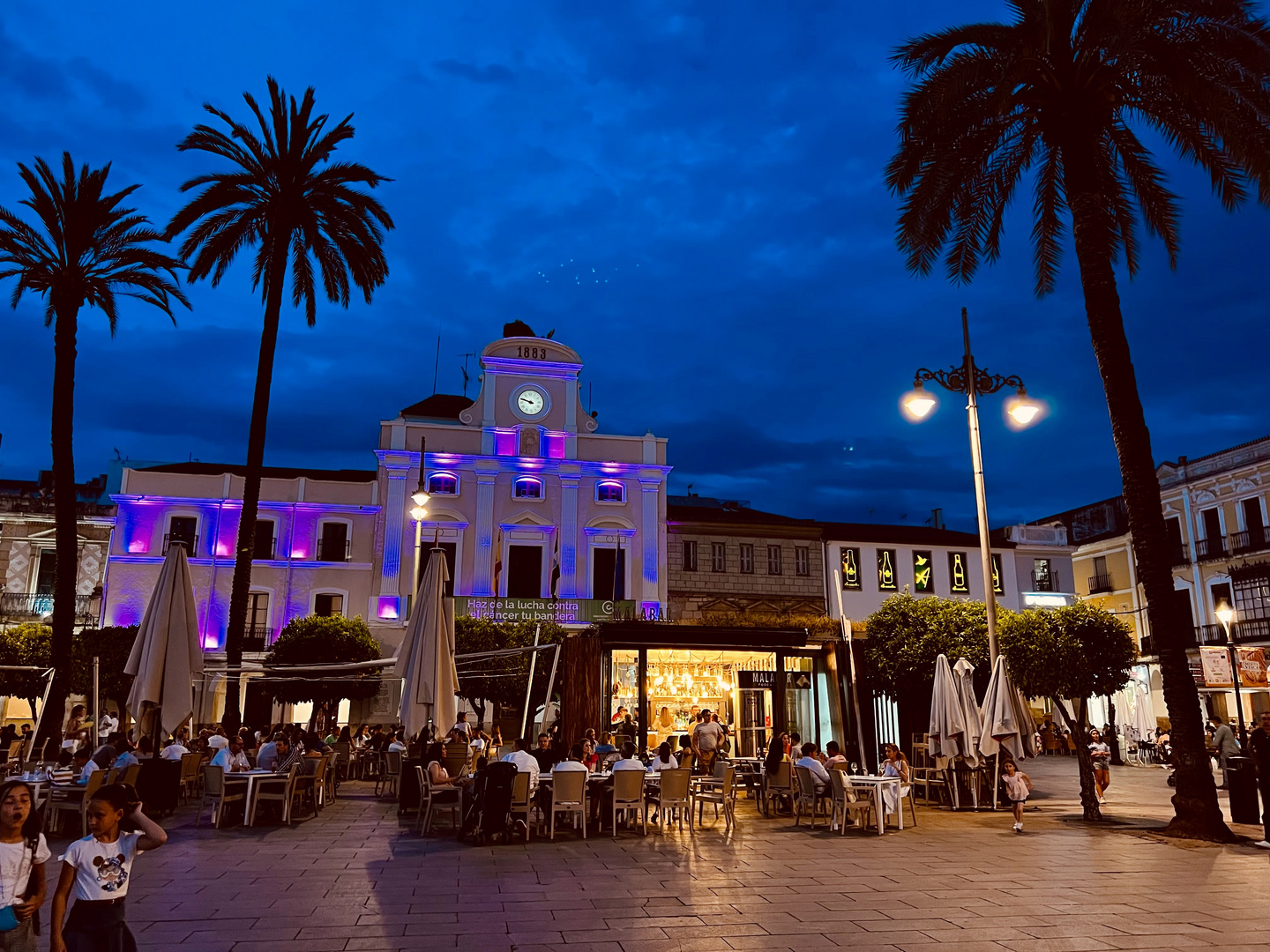 Abendstimmung in Merida.