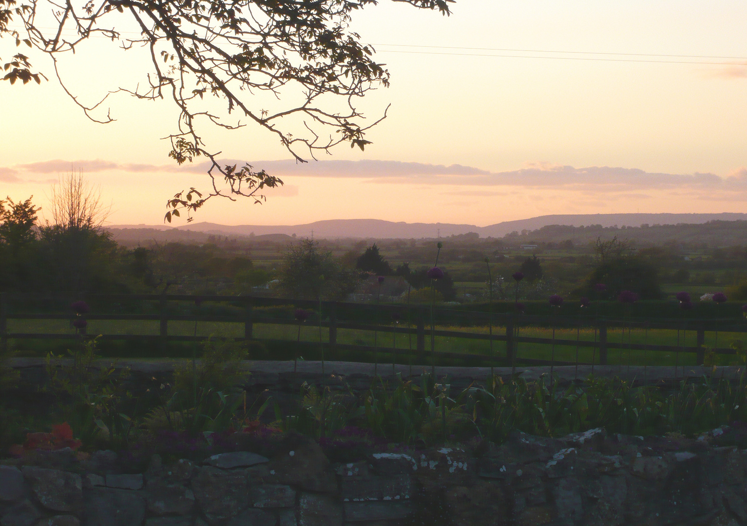 Abendstimmung in Middlewick (Glastonbury)