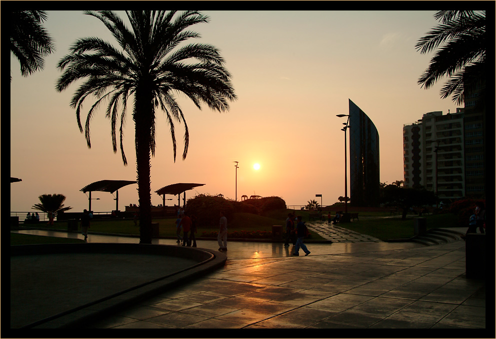 Abendstimmung in Miraflores