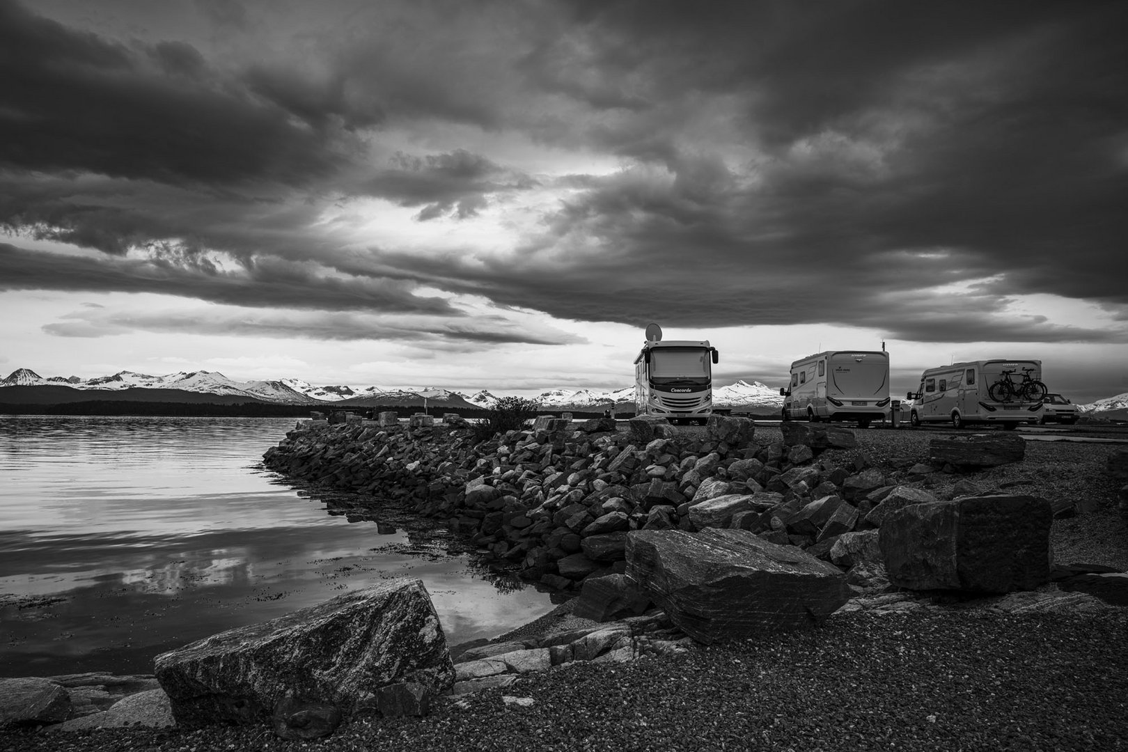 Abendstimmung in Molde, Norwegen