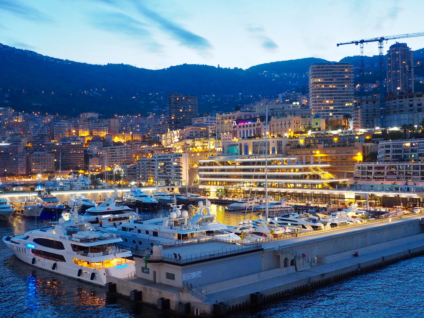 Abendstimmung in Monaco