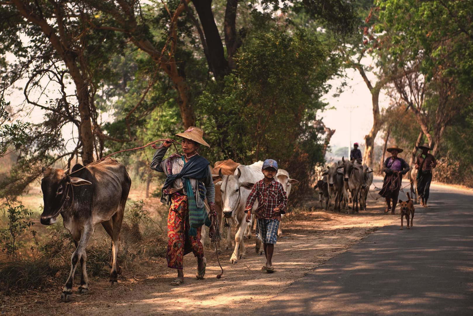 Abendstimmung in Myanmar