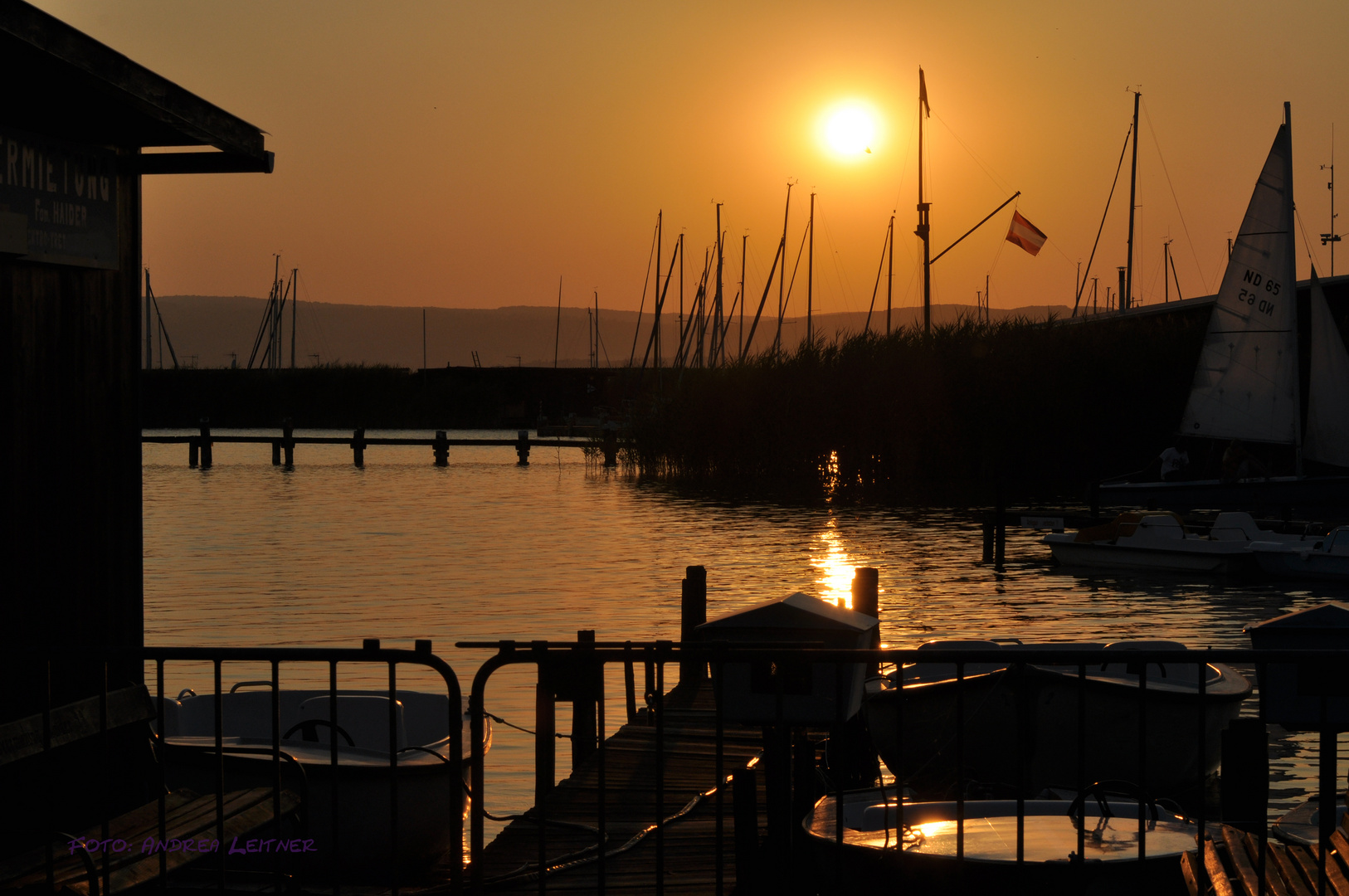 Abendstimmung in Neusiedl am See