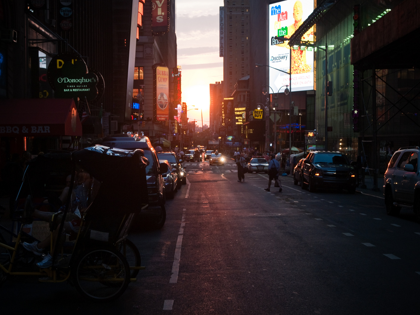 Abendstimmung in New York