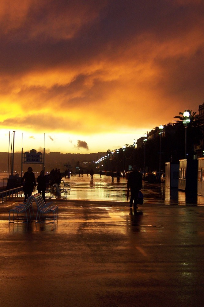 Abendstimmung in Nizza