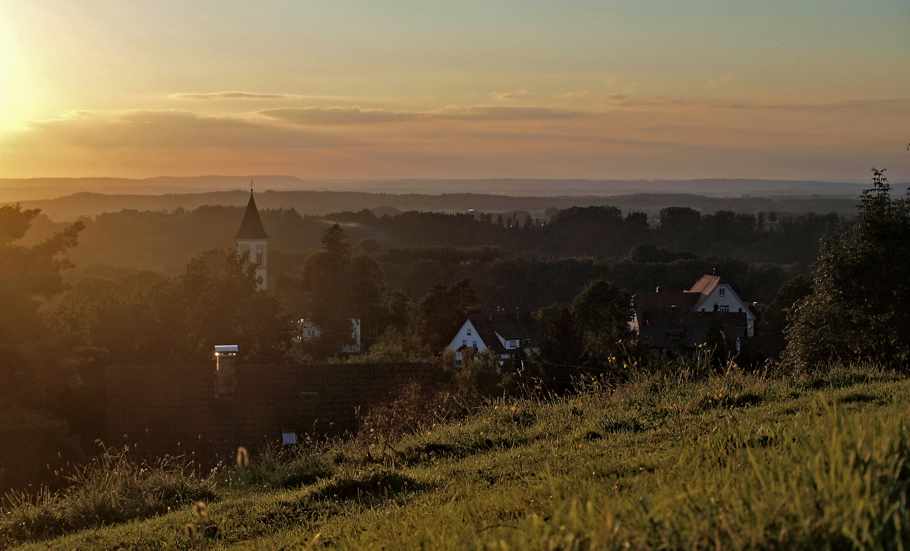 Abendstimmung in Oberschwaben