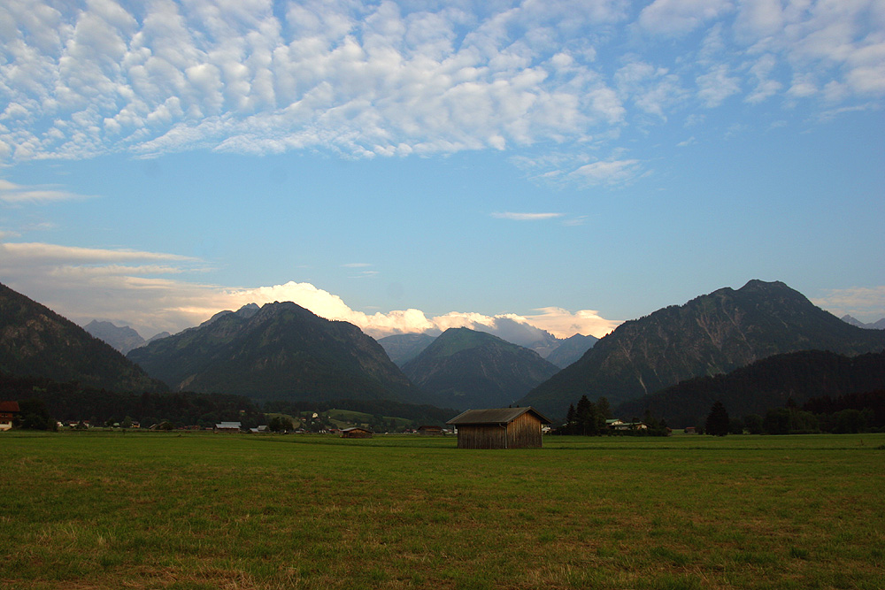 Abendstimmung in Oberstdorf II