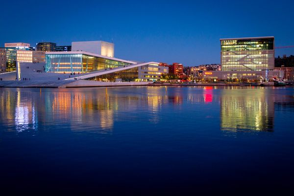 Abendstimmung in Oslo