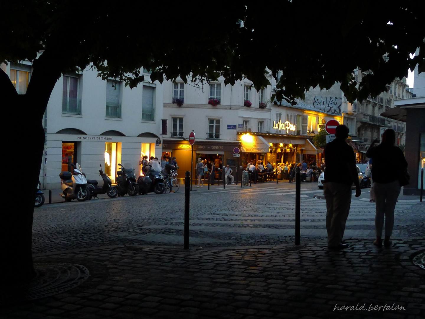 Abendstimmung in Paris