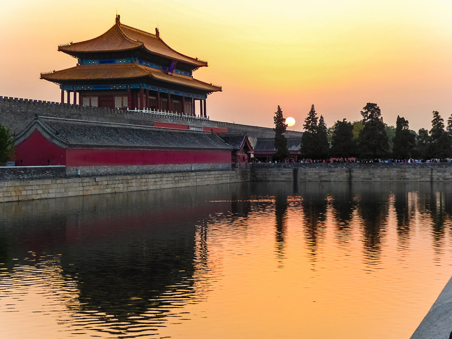 Abendstimmung in Peking