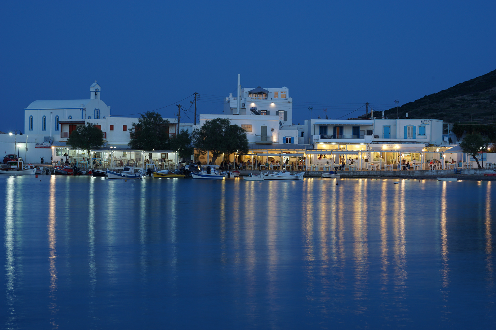 Abendstimmung in Pollonia (Milos)