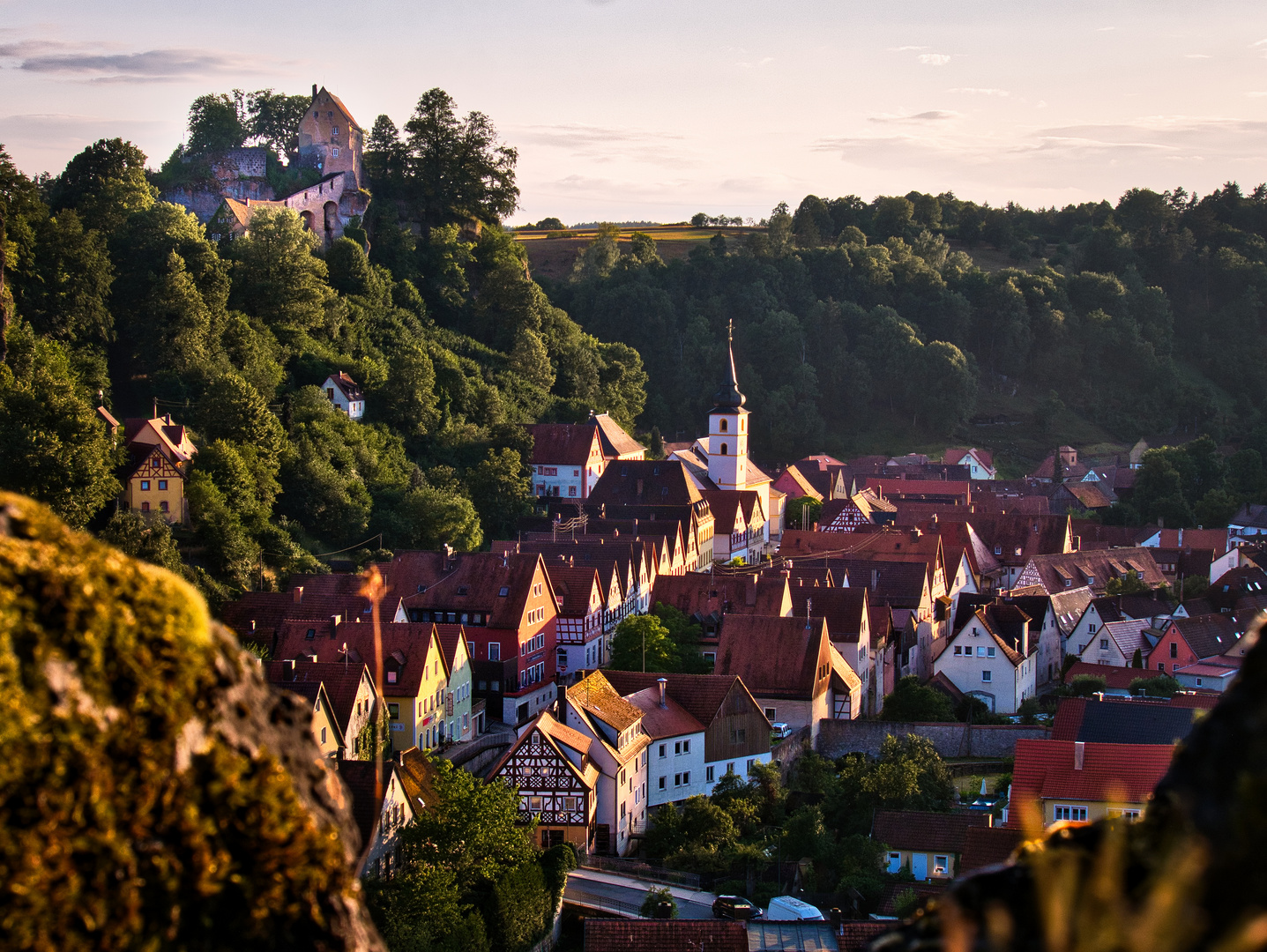 Abendstimmung in Pottenstein