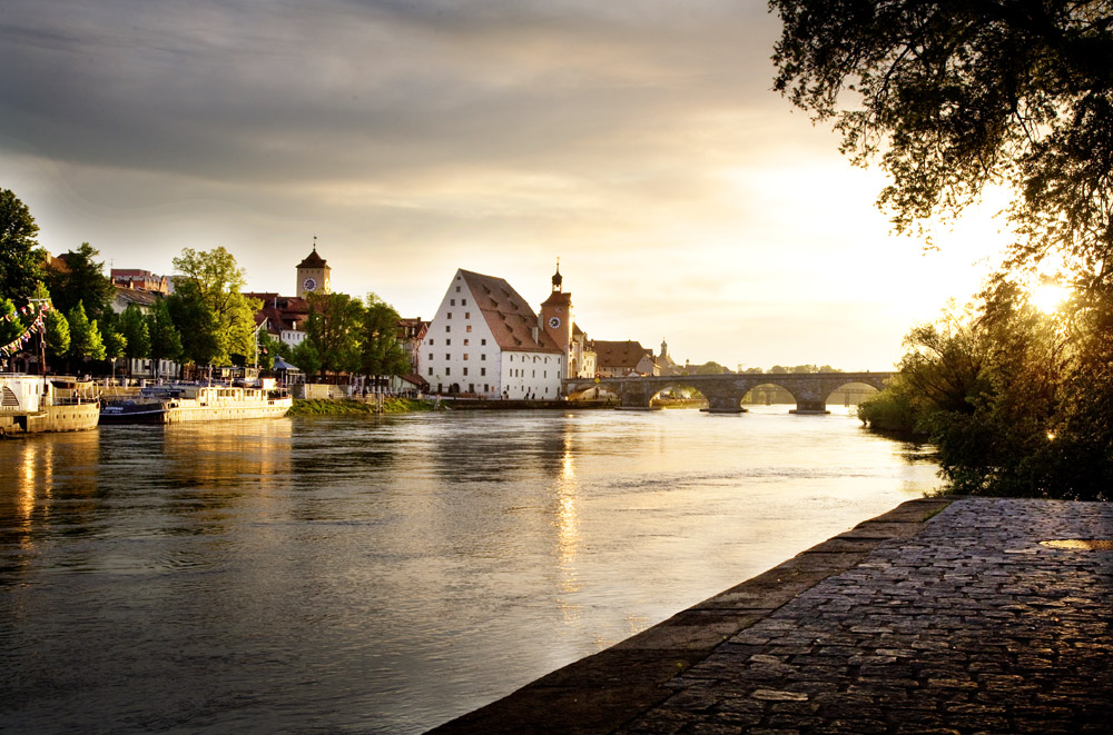 Abendstimmung in Regensburg