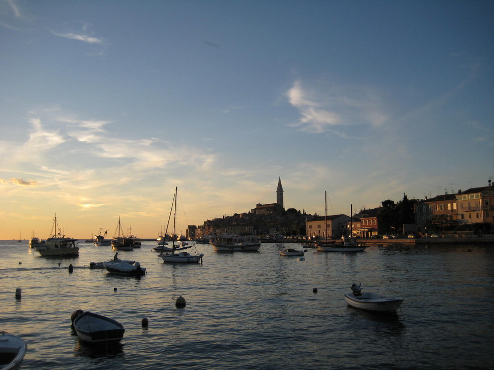 Abendstimmung in Rovinj / Kroatien