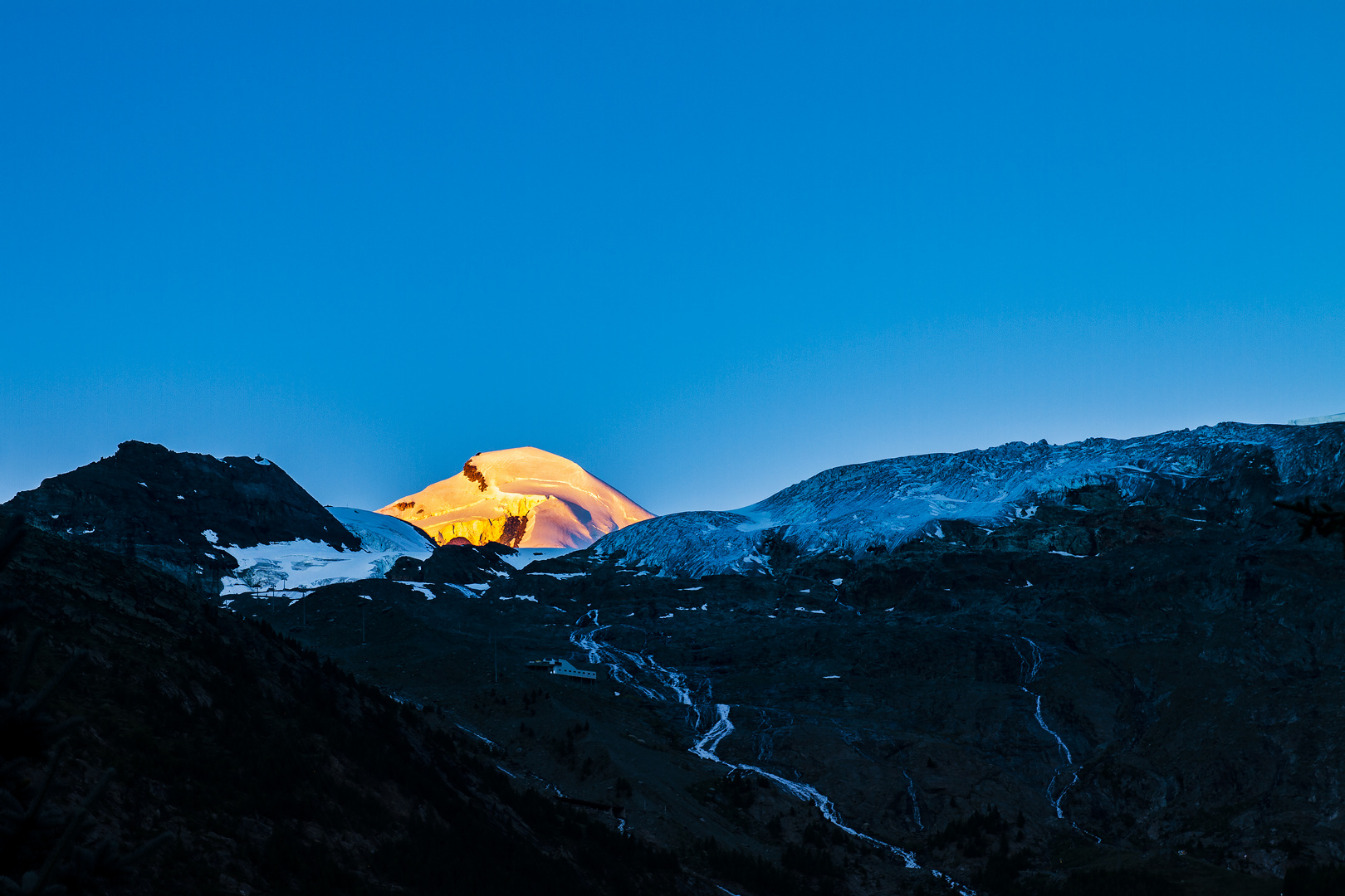 Abendstimmung in Saas Fee