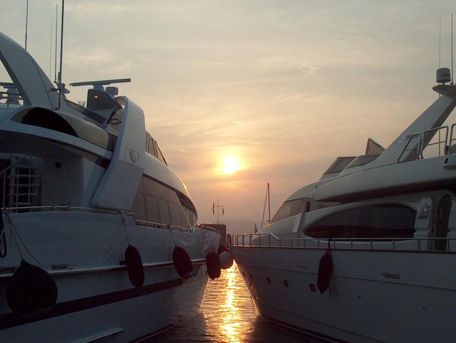 Abendstimmung in Saint-Tropez