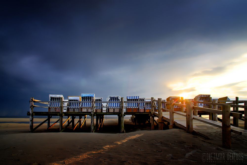 Abendstimmung in Sankt Peter Ording