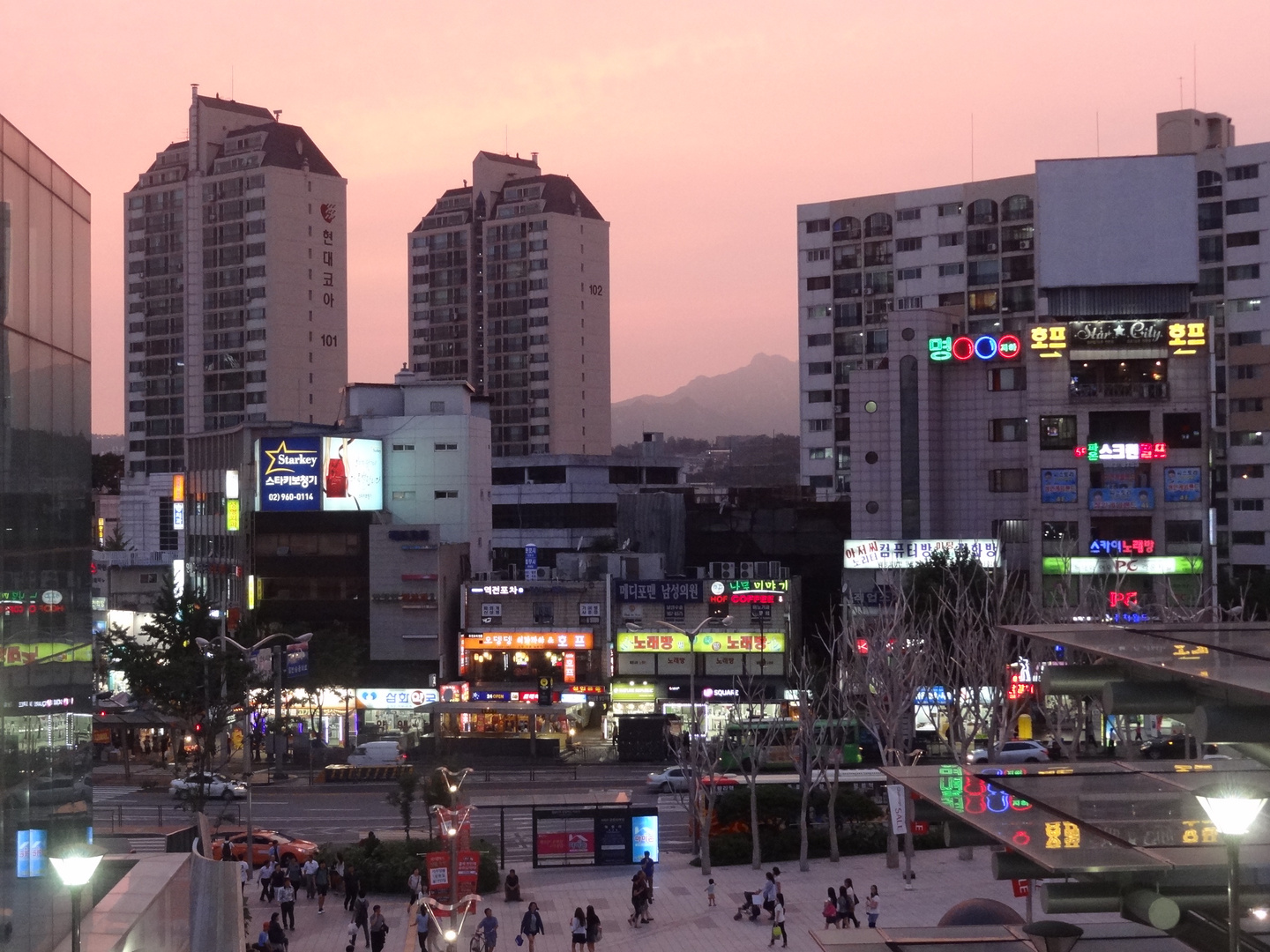 abendstimmung in seoul