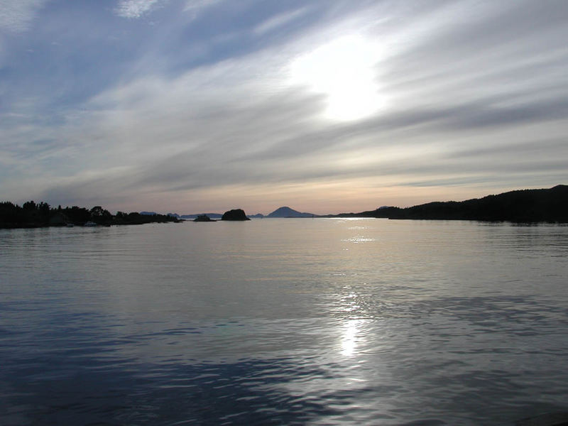 Abendstimmung in Silbergrau