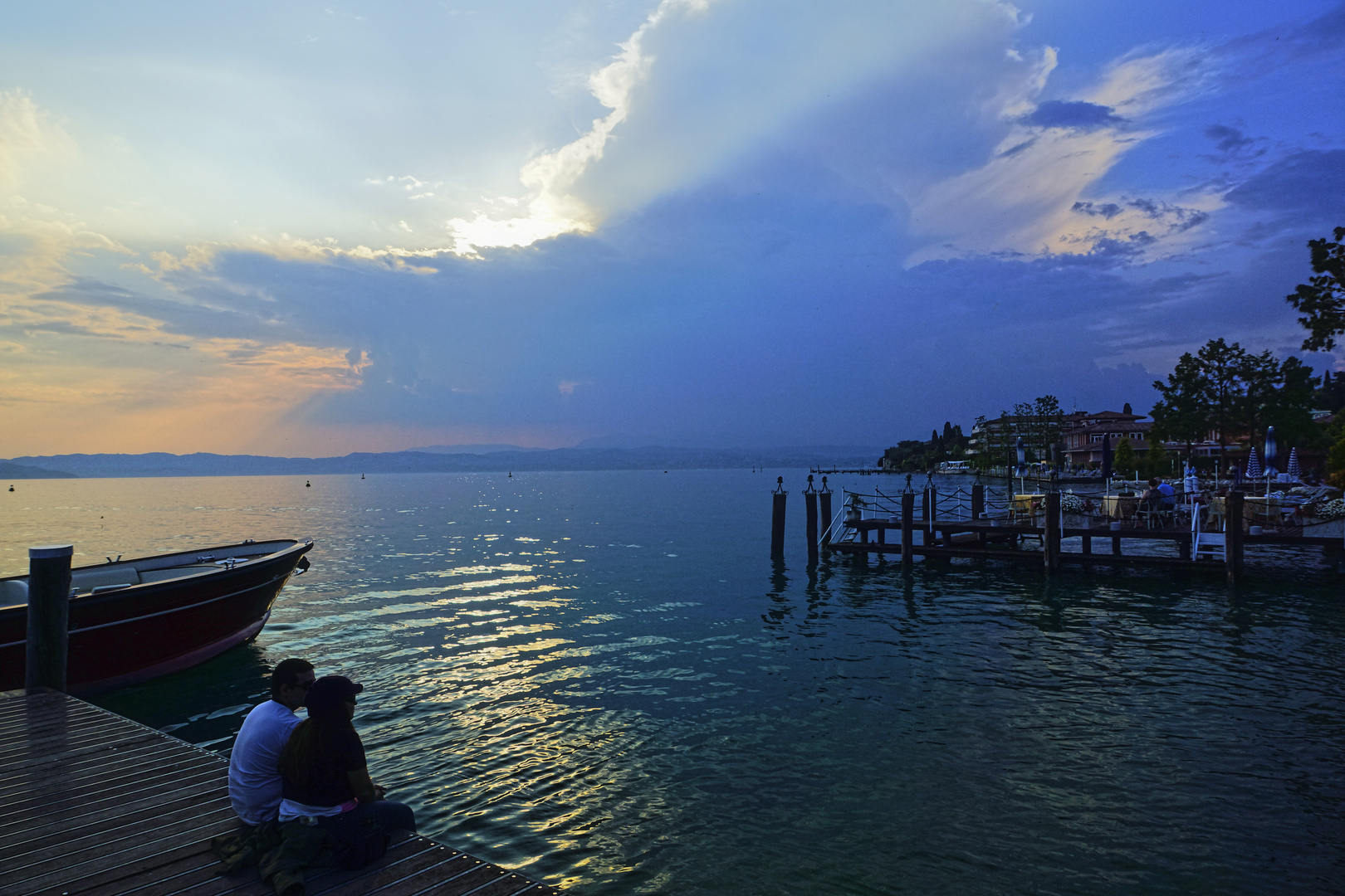 Abendstimmung in Sirmione