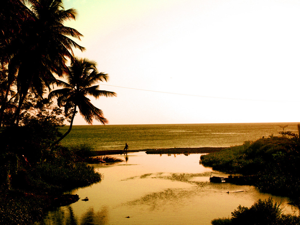 Abendstimmung in St.Lucia/ Caribean Islands.