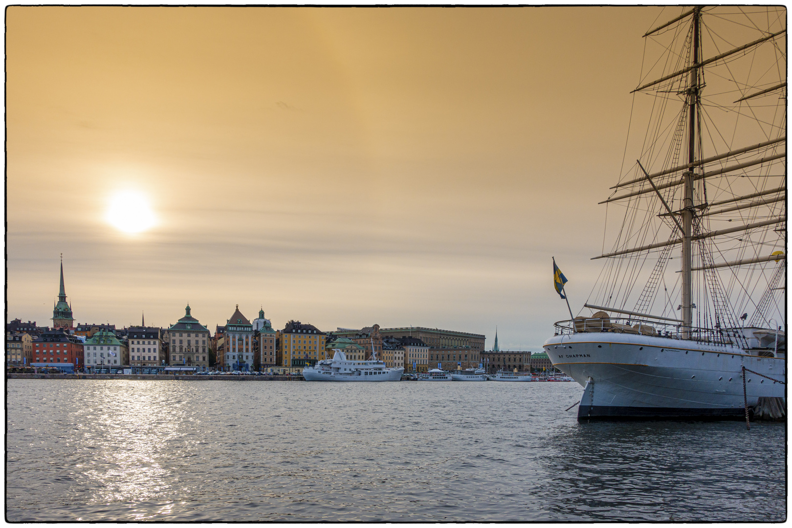 Abendstimmung in Stockholm