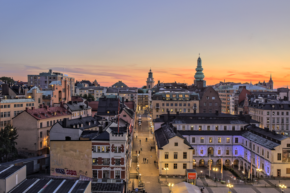 Abendstimmung in Stockholm