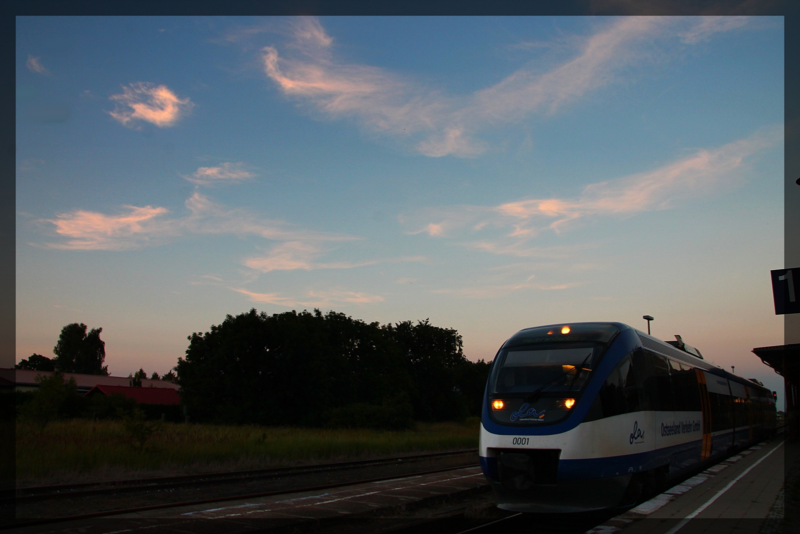 Abendstimmung in Strasburg(Uckermark)!