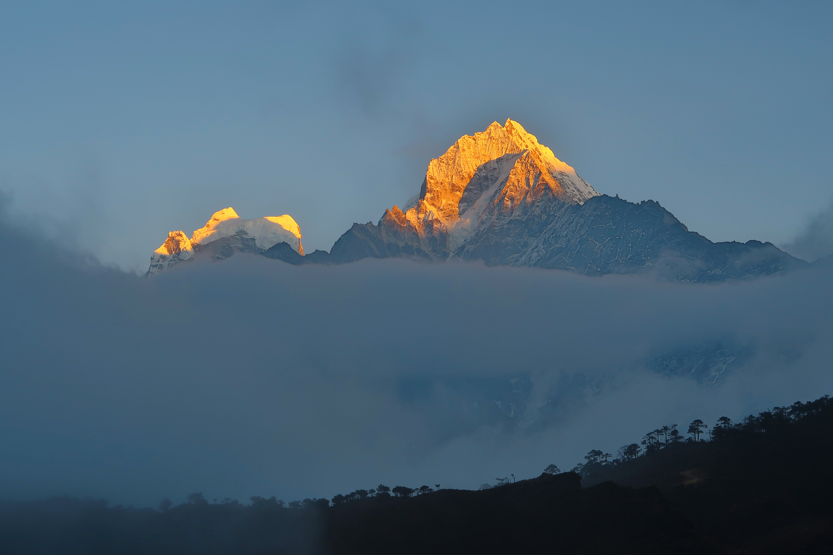 Abendstimmung in Tengboche