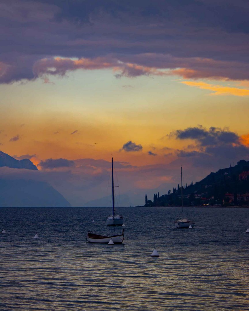 Abendstimmung in Torri del Benaco