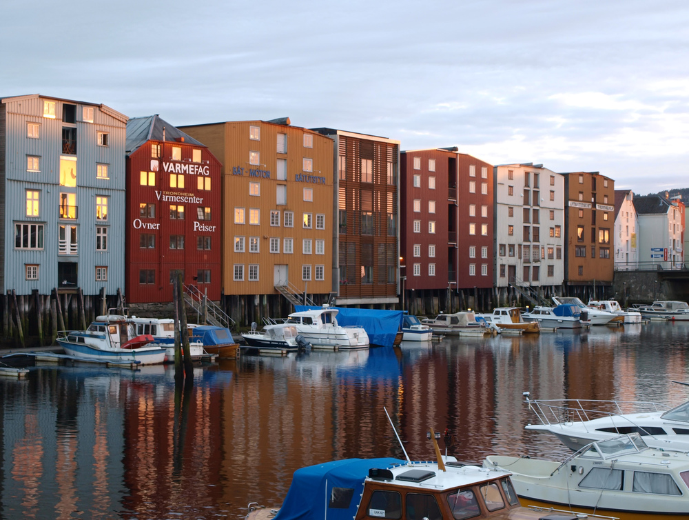 Abendstimmung in Trondheim