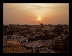 Abendstimmung in Varanasi