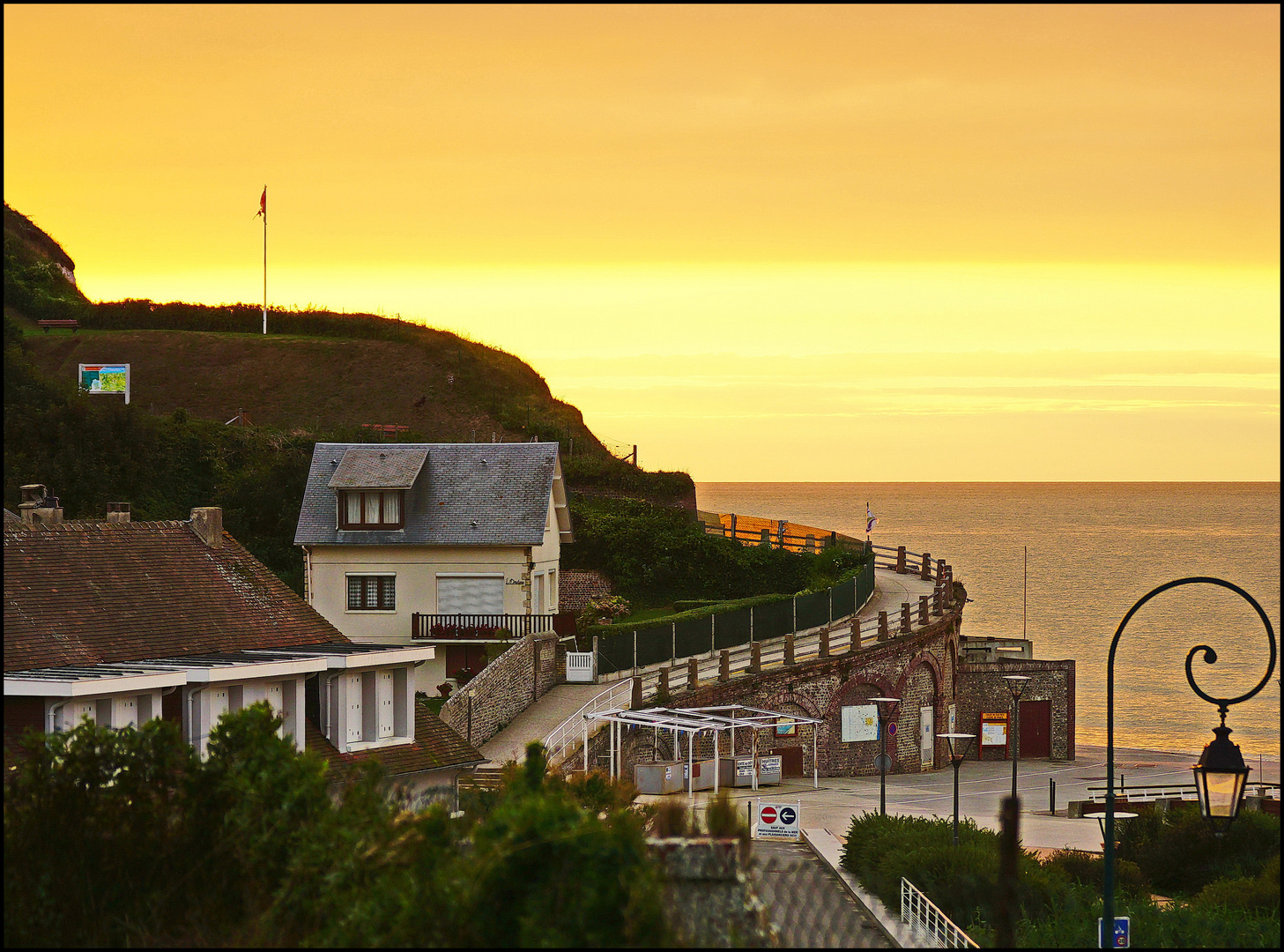 Abendstimmung in Veules-les-Roses