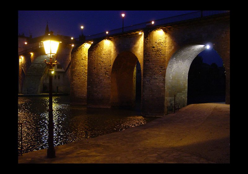 Abendstimmung in Villeneuve sur Lot