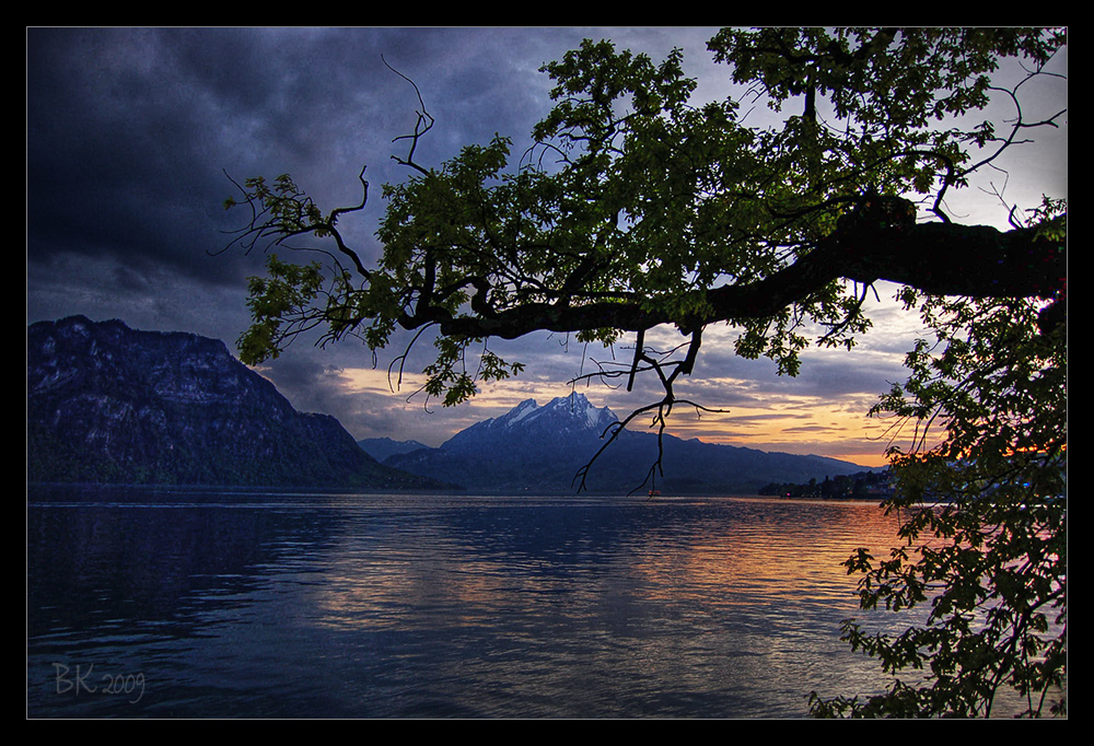 Abendstimmung in Weggis