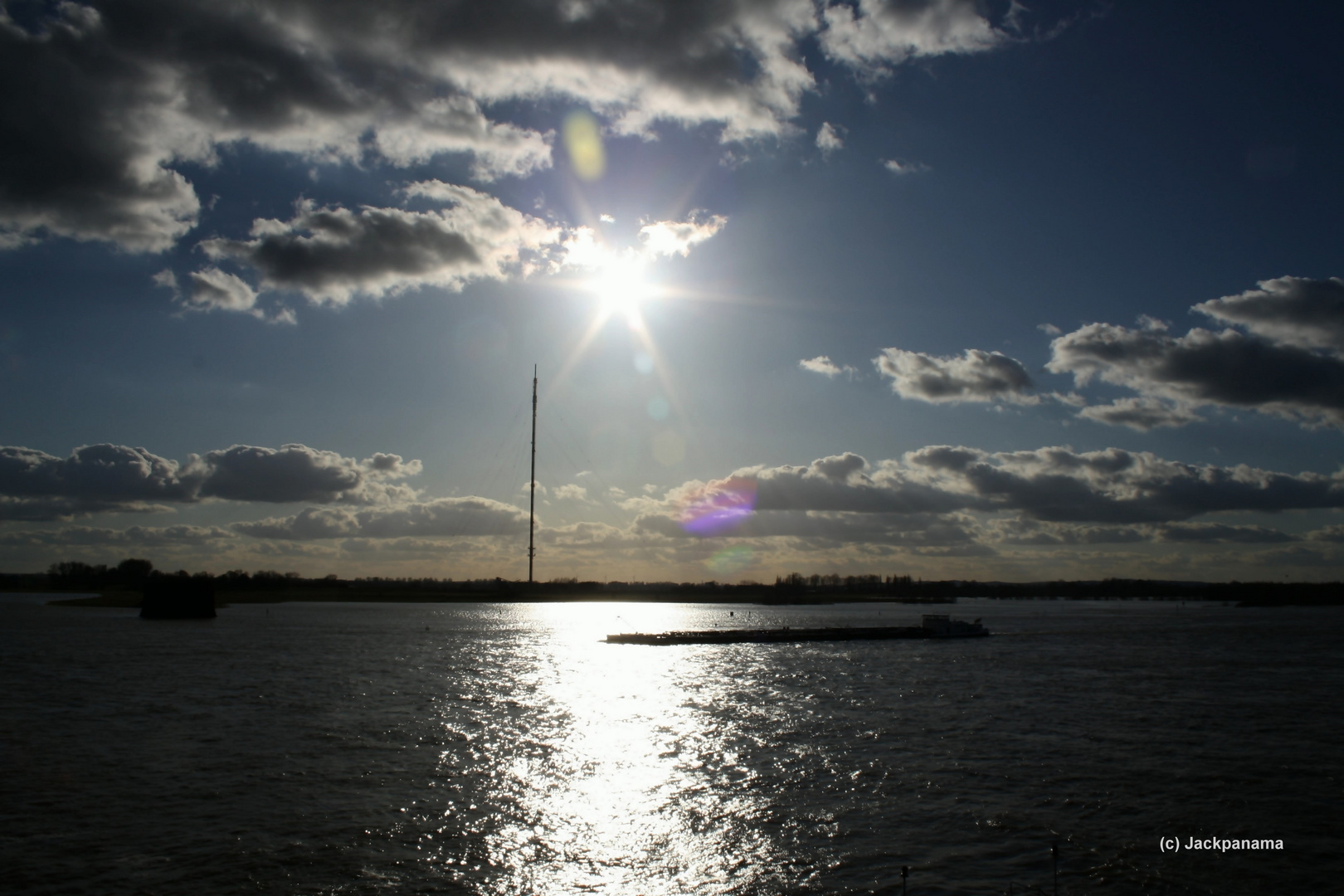 Abendstimmung in Wesel am Rhein