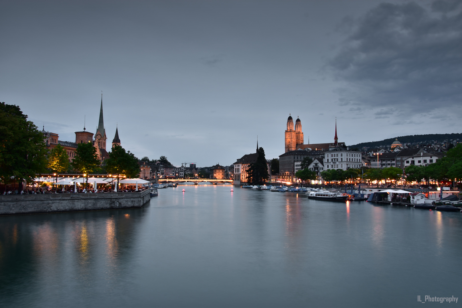 Abendstimmung in Zürich