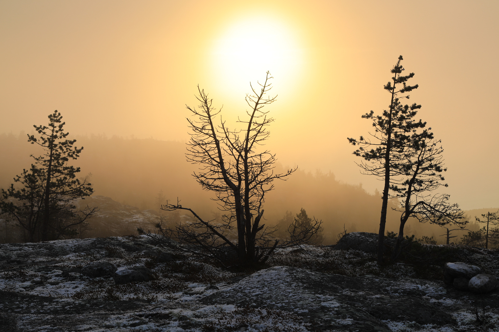 Abendstimmung, Kirovsk, Kola-Halbinsel, Russland