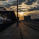 Abendstimmung Konrad-Adenauer-Brücke 