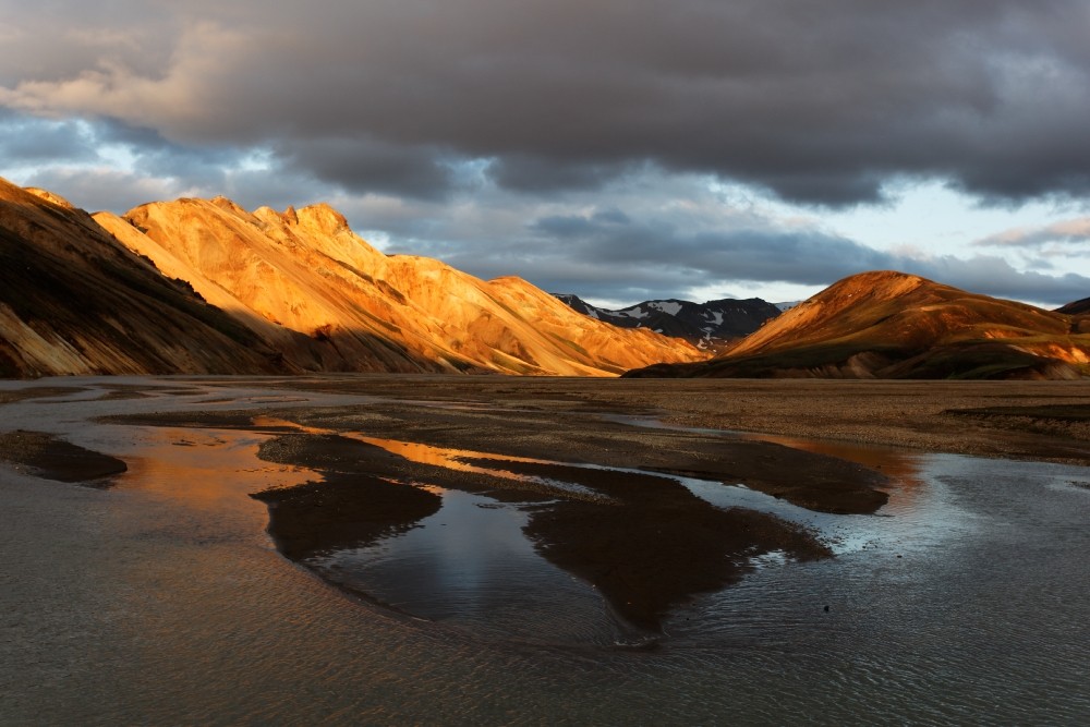 Abendstimmung Landmannalaugar Iceland