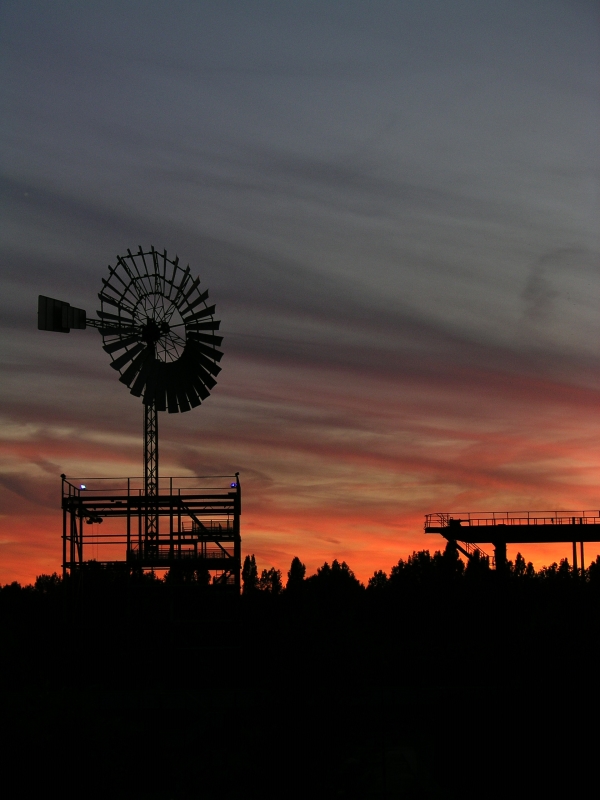 Abendstimmung Landschaftspark Nord