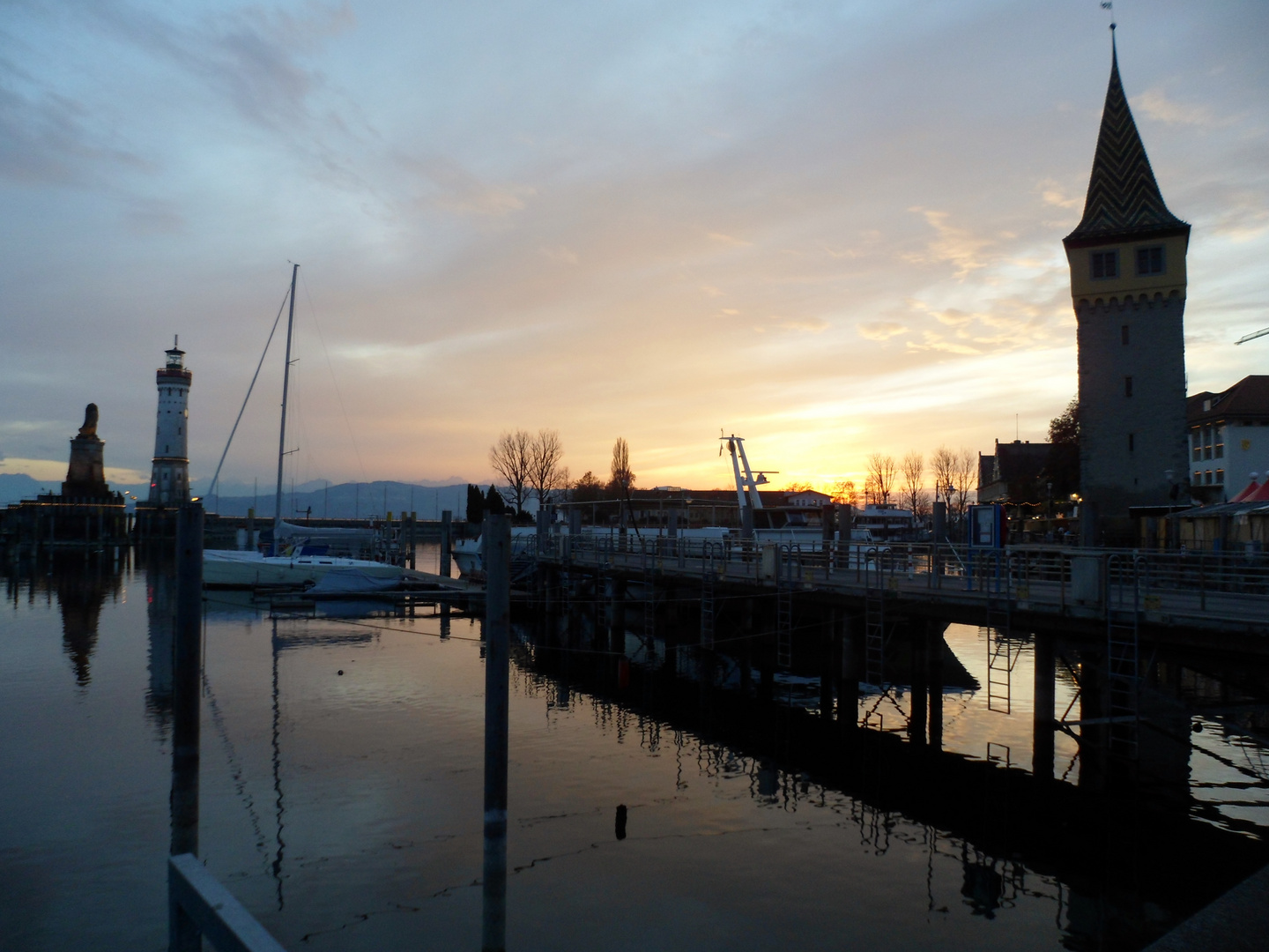 Abendstimmung -Lindau am Bodensee