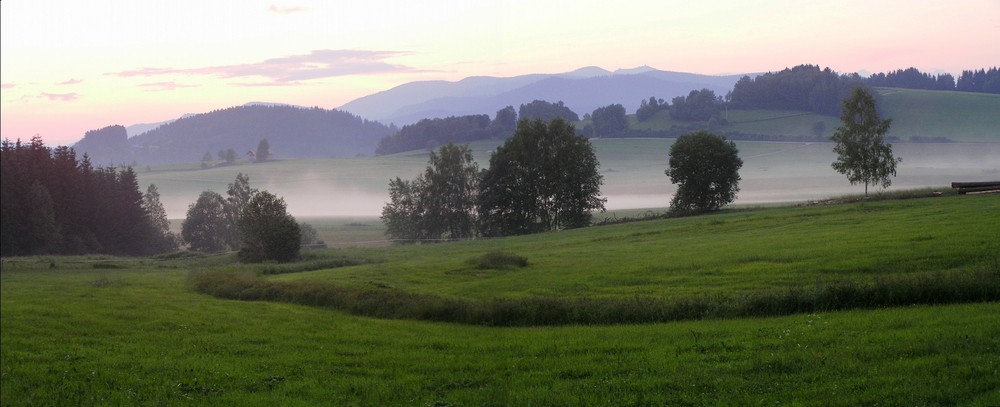 Abendstimmung mit Arber