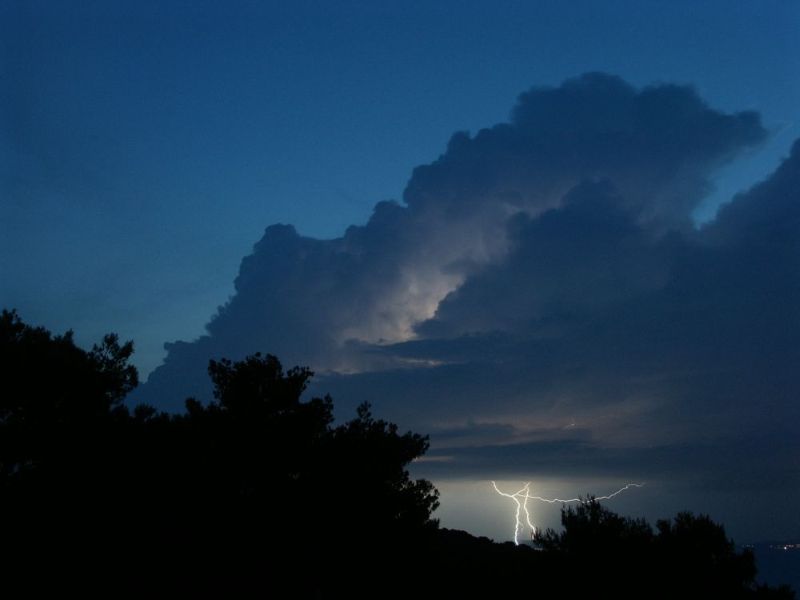 Abendstimmung mit Gewitter