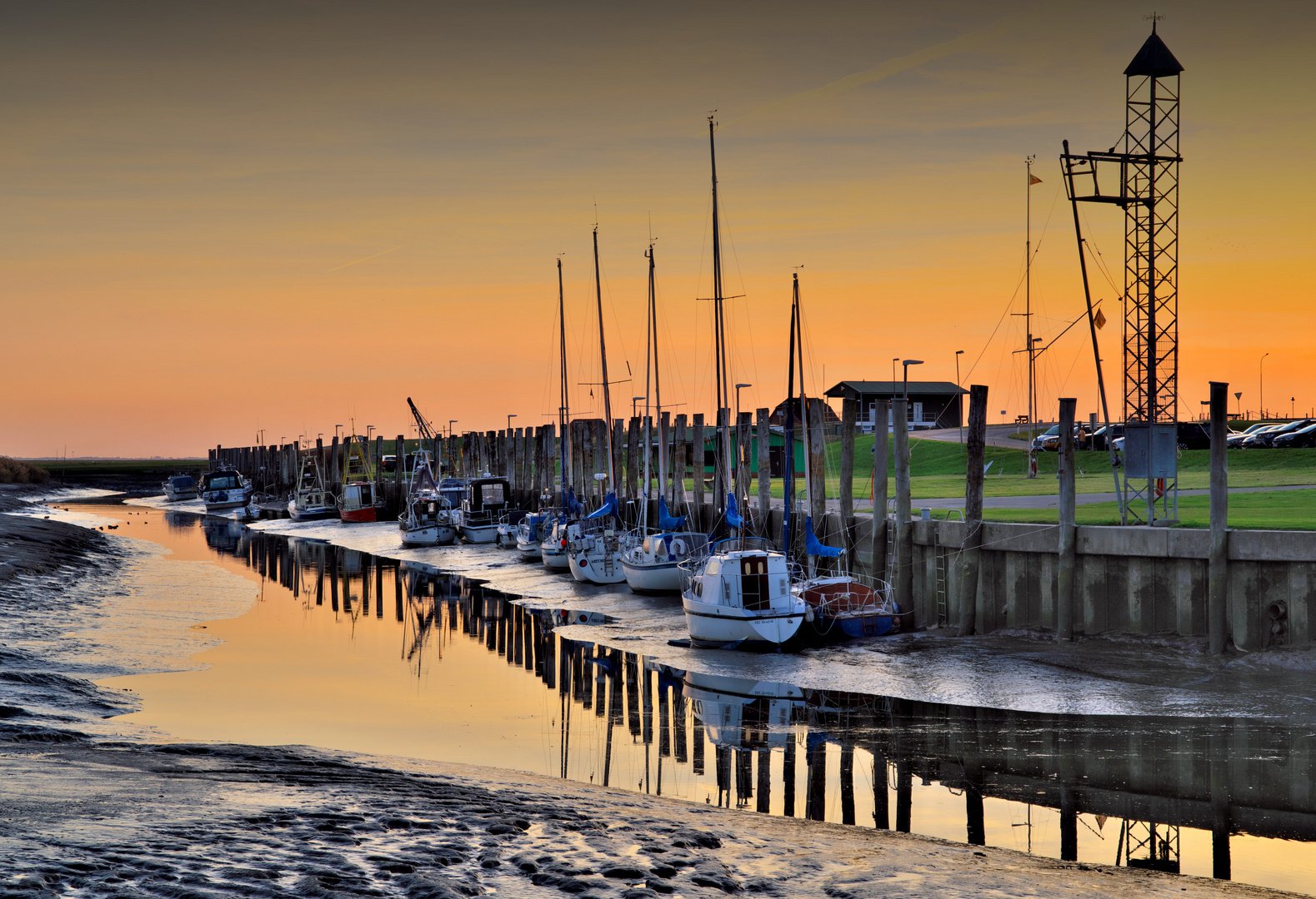 Abendstimmung mit Nordseeschlick