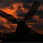 Abendstimmung mit Windmühle