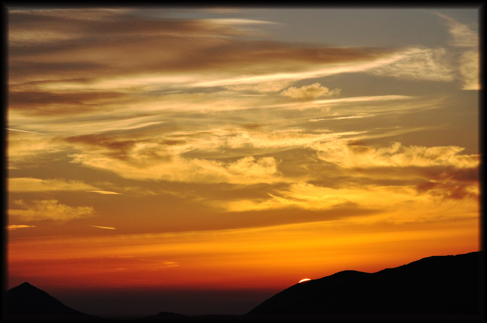 Abendstimmung mit Wolken